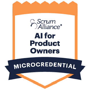 AI for Product Owners Micro-credential Accreditation Logo 2