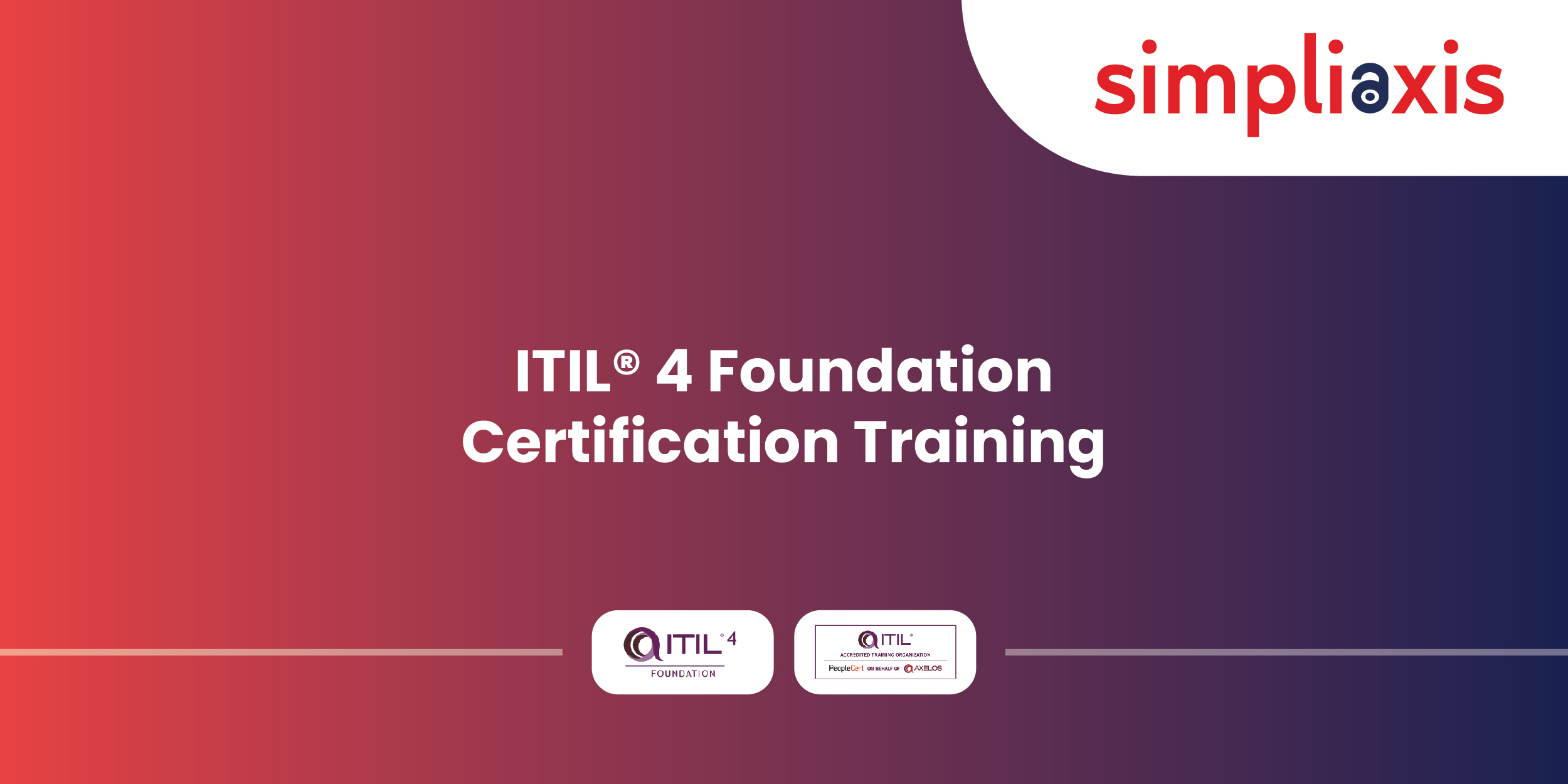 ITIL 4 Foundation Certification | ITIL Certification Training